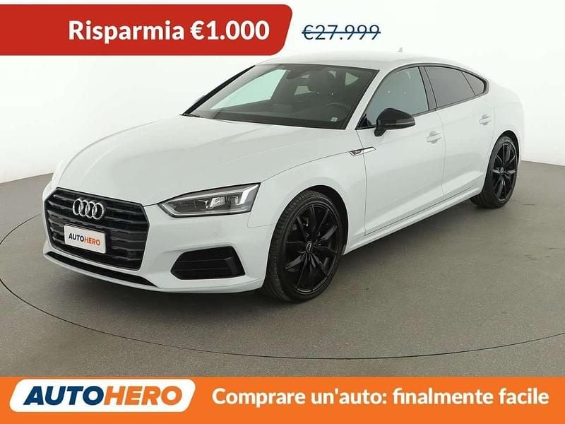 Usata Audi A5 Sport 190 CV (139 kW) 2018 Bianco Coupé