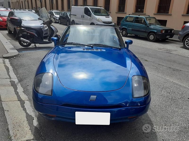 Brugt Fiat Barchetta 131 HK (96 kW) 1998 Blå Cabriolet