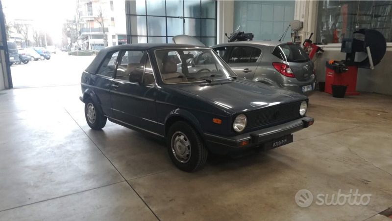 Blu Usata 1982 VW Golf Cabriolet Karmann Cabrio | 10.900 € - Immagine 1/4
