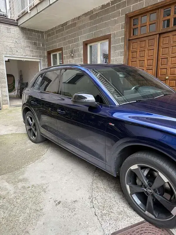 Usata Audi Q5 S-line plus 190 CV (139 kW) 2019 Blu/azzurro SUV