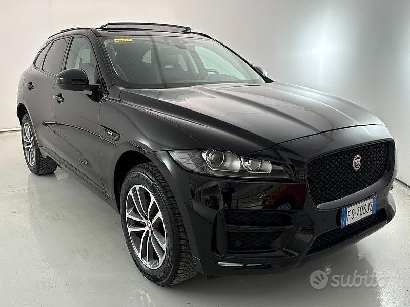 Usata Jaguar F-Pace R-Sport 180 CV (132 kW) 2018 Nero SUV