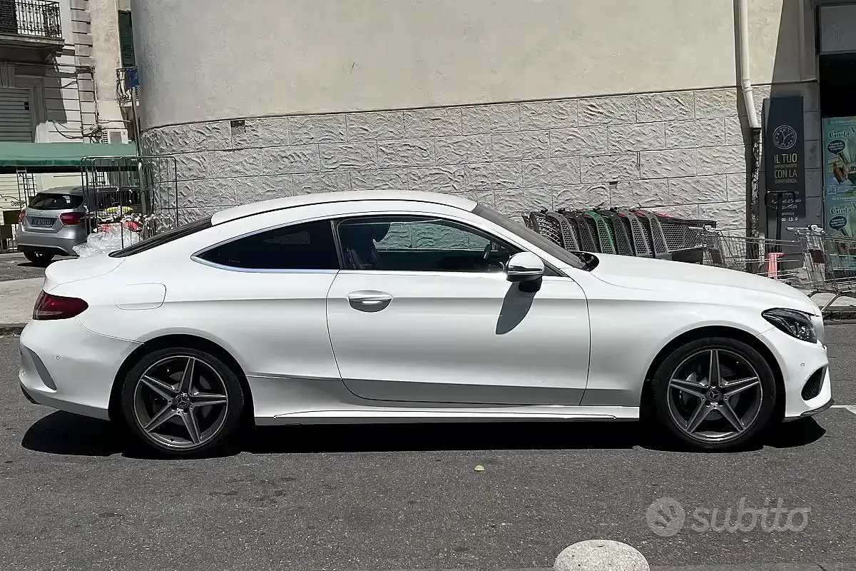 Usata Mercedes C220 Premium 170 CV (125 kW) 2017 Bianco Coupé