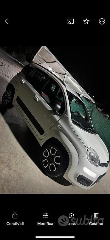 Usata Fiat Panda 85 CV (62 kW) 2013 Bianco Utilitaria