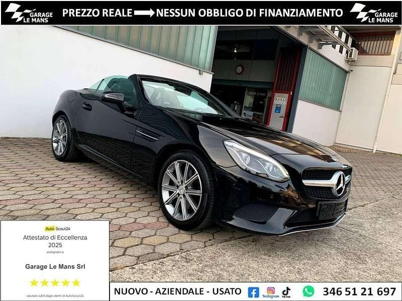 Nero Usata 2017 Mercedes SLC200 Premium Cabrio | 28.890 € (Buon prezzo) - Immagine 1/4