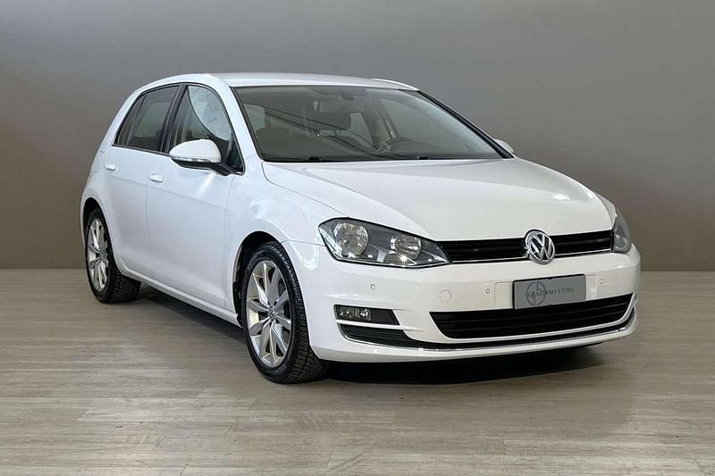 Usata VW Golf VII Highline 125 CV (91 kW) 2015 Bianco Utilitaria