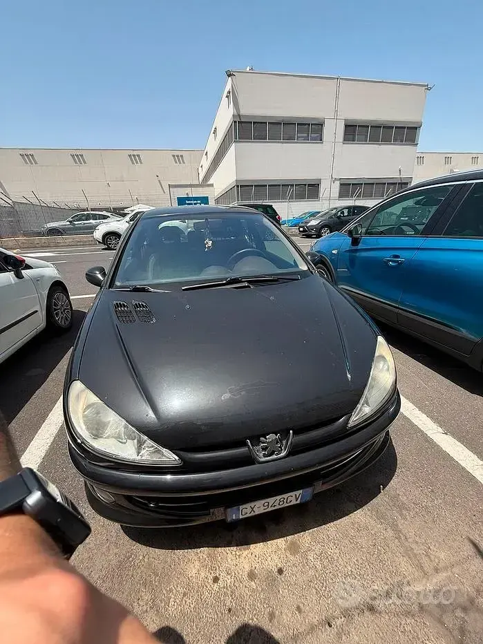 Usata Peugeot 206 109 CV (80 kW) 2006 Nero Berlina