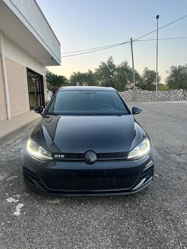 Usata VW Golf VII GTD 183 CV (134 kW) 2018 Nero Berlina