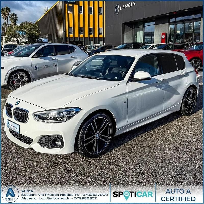 Usata BMW 116 Sport Line 116 CV (85 kW) 2019 Bianco Utilitaria