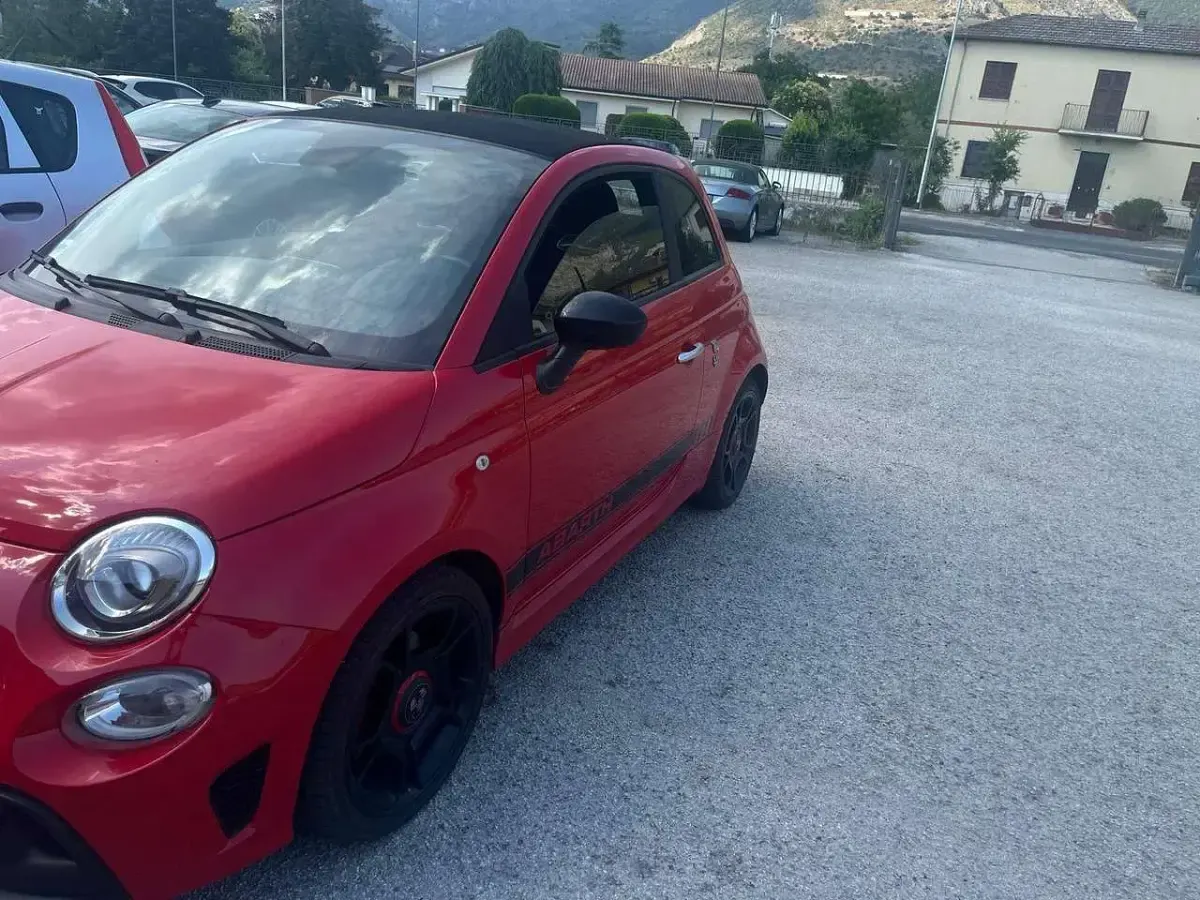 Usata Abarth 595C 145 CV (106 kW) 2019 Rosso passione Cabrio