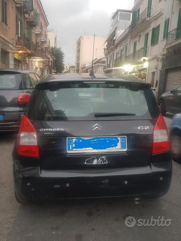 Usata Citroën C2 VTR Sport 73 CV (53 kW) 2008 Nero Utilitaria