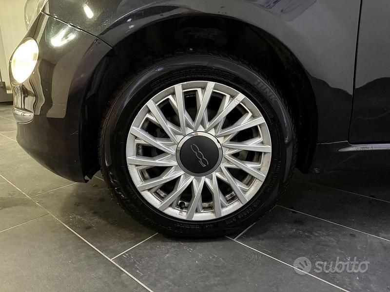 Usata Fiat 500C Lounge 69 CV (50 kW) 2017 Nero Cabrio