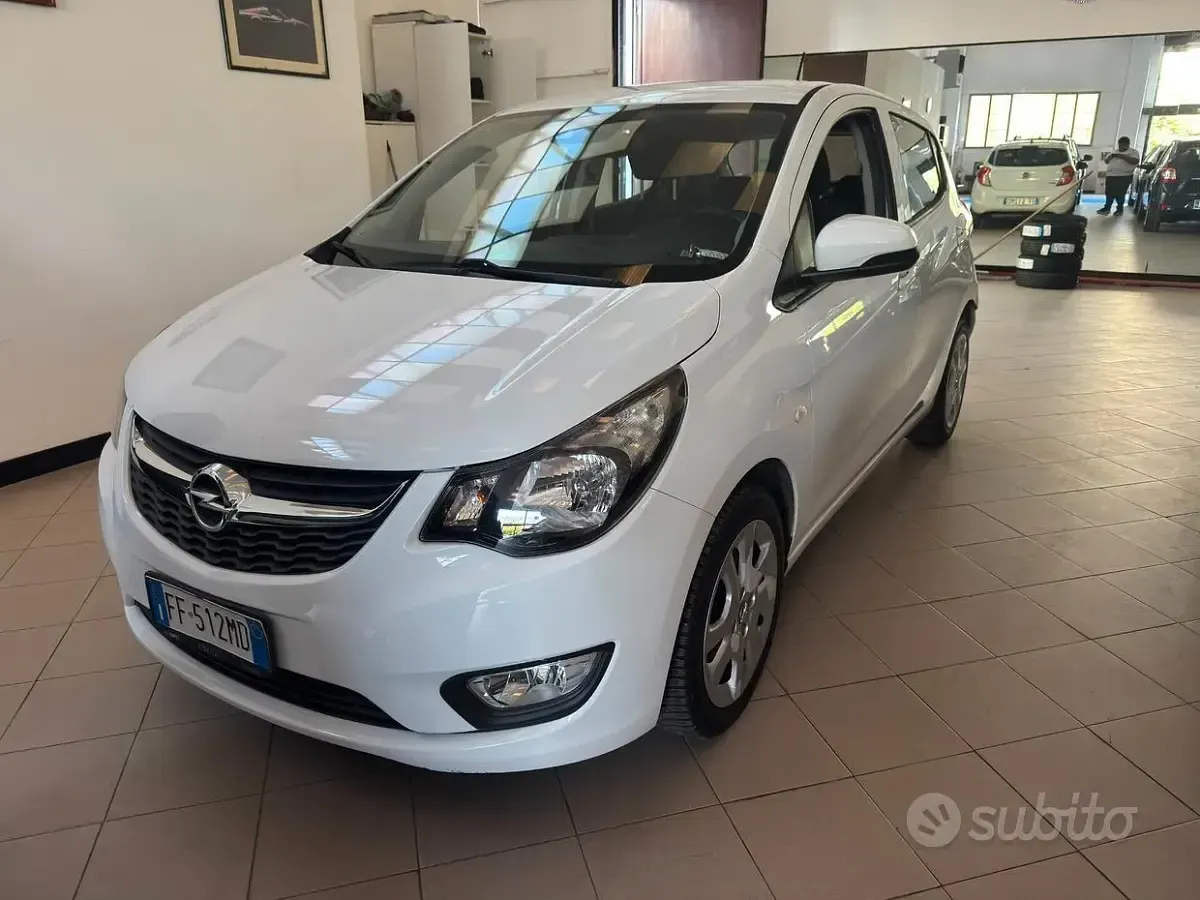 Usata Opel Karl 73 CV (53 kW) 2016 Bianco Utilitaria