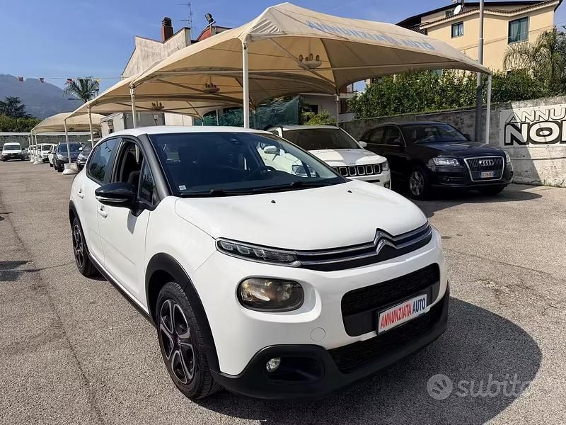 Usata Citroën C3 PureTech 68 CV (50 kW) 2018 Bianco Utilitaria