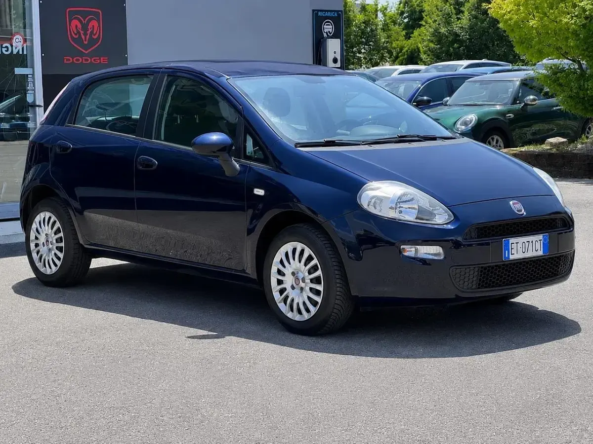 Usata Fiat Punto Street 77 CV (56 kW) 2014 Blu Utilitaria