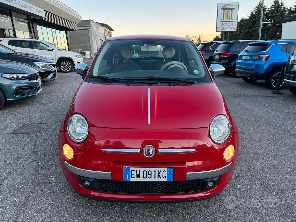 Usata Fiat 500 Lounge 69 CV (50 kW) 2014 Rosso Berlina