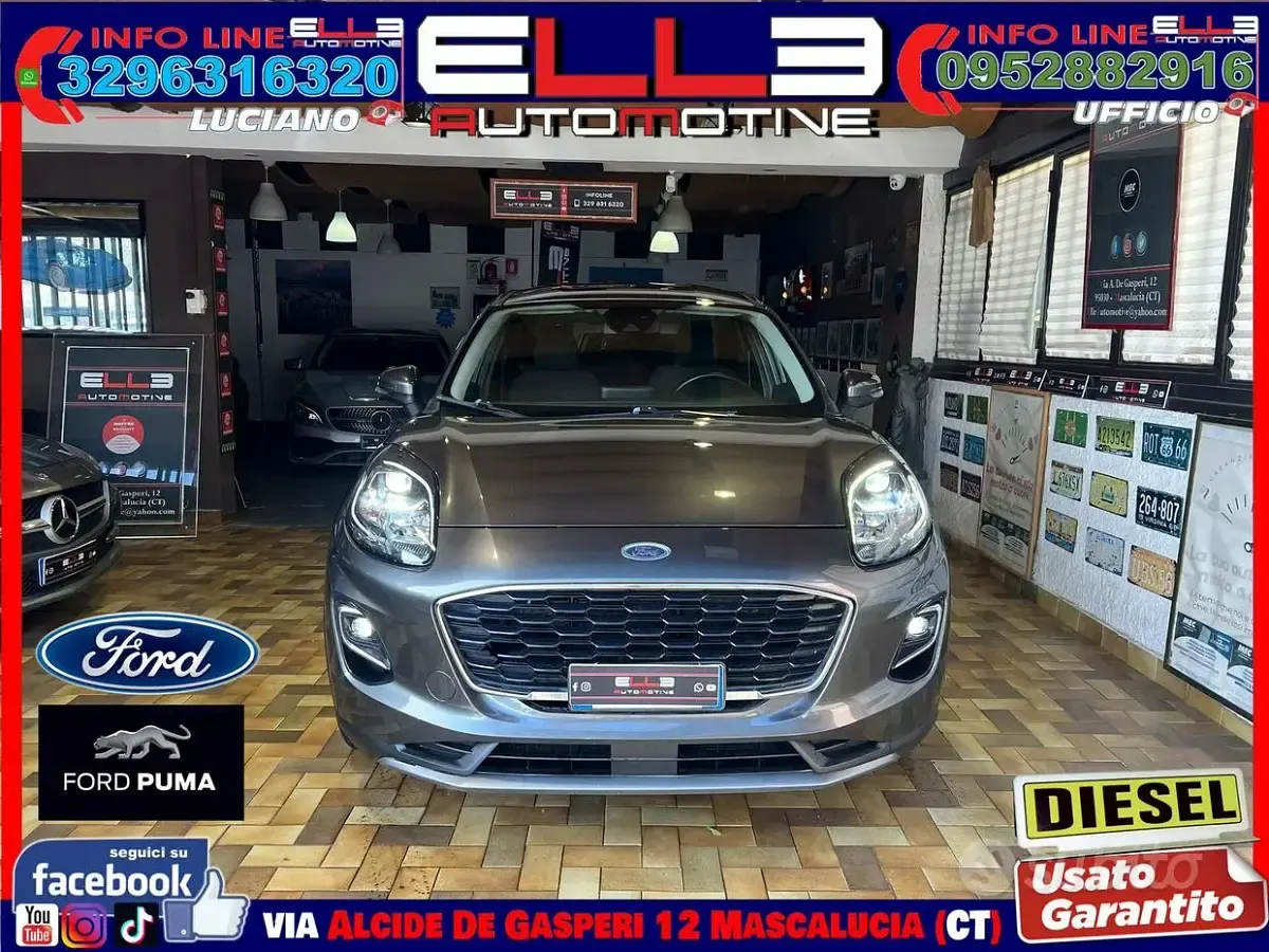 Usata Ford Puma Titanium 120 CV (88 kW) 2021 Grigio SUV