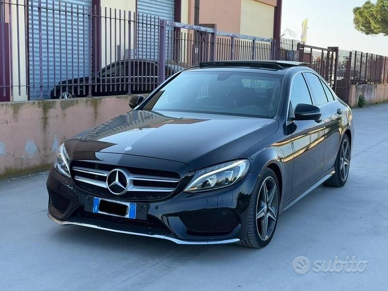 Usata Mercedes C180 Business 115 CV (84 kW) 2017 Nero Station wagon