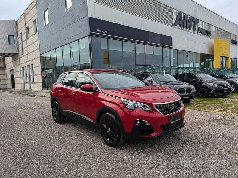 Usata Peugeot 3008 S 131 CV (96 kW) 2020 Rosso SUV