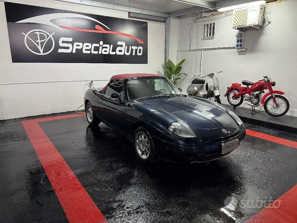 Usata Fiat Barchetta 131 CV (96 kW) 2002 Blu Cabrio