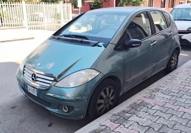 Usata Mercedes A170 Elegance 116 CV (85 kW) 2005 Verde Berlina