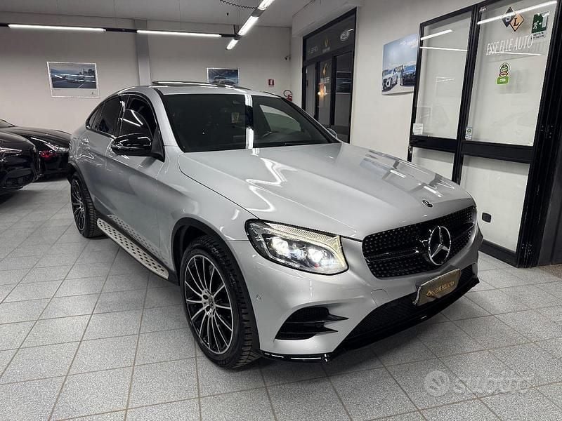 Usata Mercedes GLC250 AMG 207 CV (152 kW) 2019 Grigio Coupé