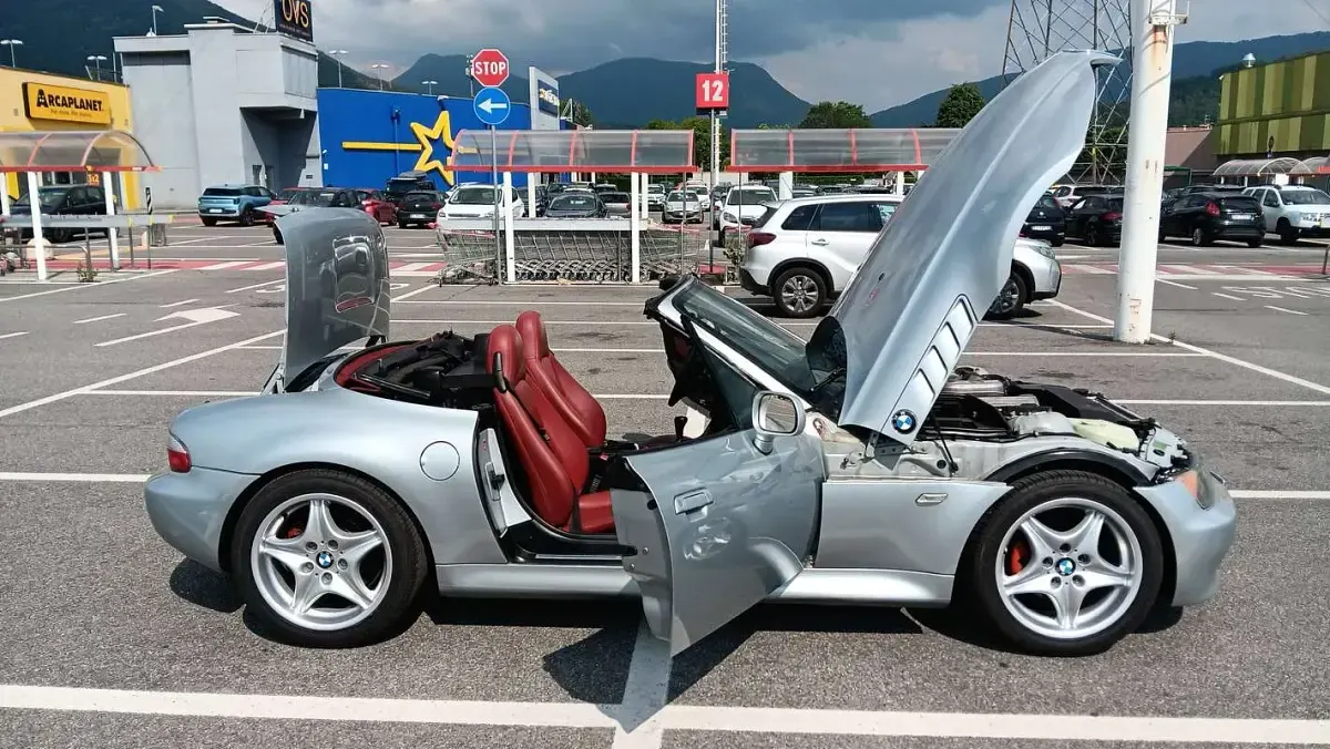 Usata BMW Z3 140 CV (102 kW) 1998 Argento Cabrio