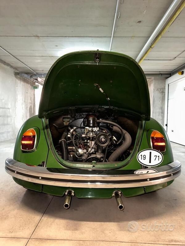 Usata VW Beetle 1970 Verde Utilitaria