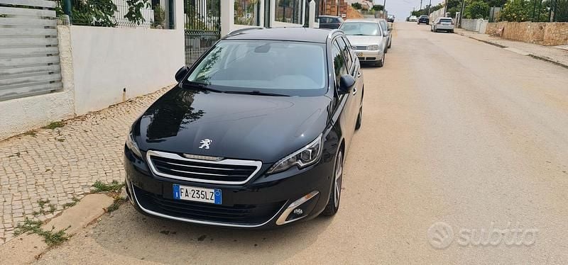 Usata Peugeot 308 SW Allure 120 CV (88 kW) 2015 Nero Station wagon