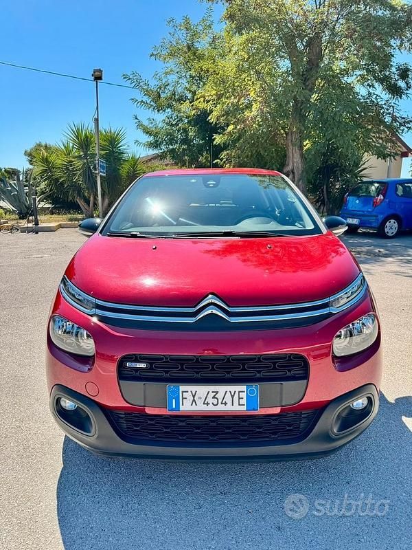 Usata Citroën C3 PureTech 82 CV (60 kW) 2019 Rosso Utilitaria