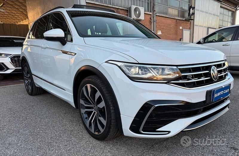 Usata VW Tiguan R 200 CV (147 kW) 2021 Bianco SUV