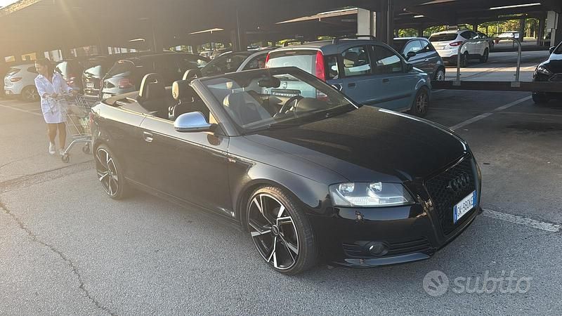 Usata Audi A3 Cabriolet 105 CV (77 kW) 2008 Nero Cabrio