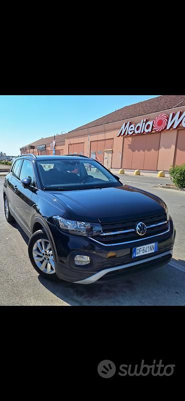Usata VW T-Cross Style 110 CV (80 kW) 2021 Nero SUV