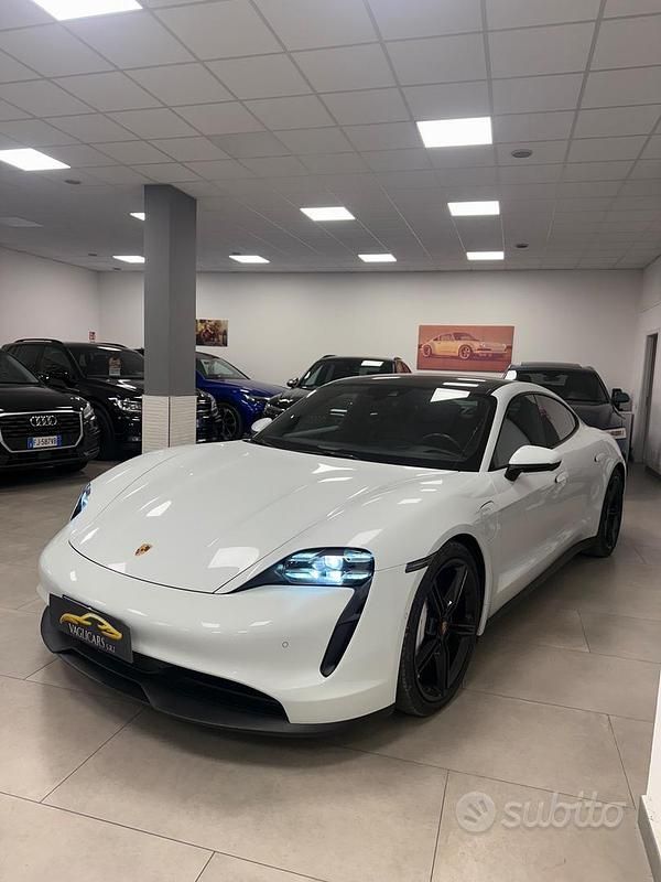 Usata Porsche Taycan 4S 400 kW (544 CV) 2020 Bianco Berlina