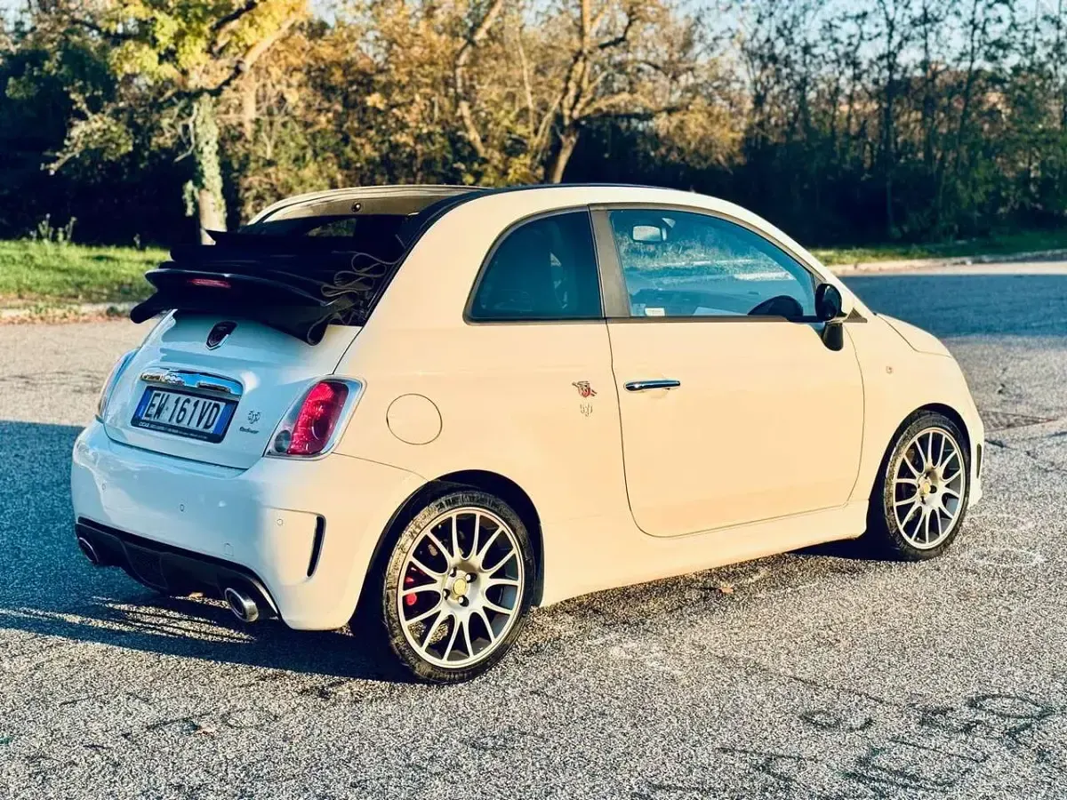 Usata Abarth 595C Turismo 160 CV (117 kW) 2014 Bianco Cabrio