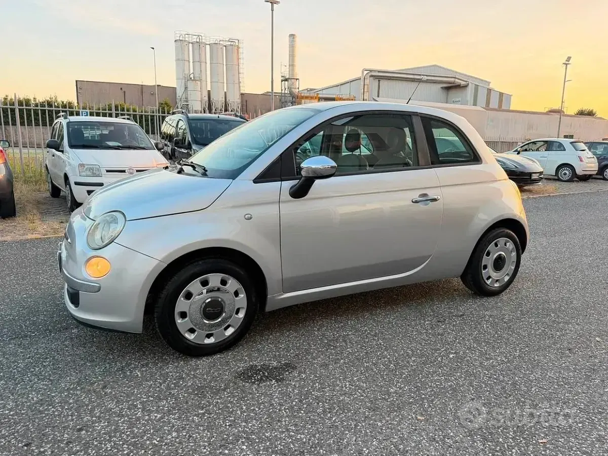 Usata Fiat 500 69 CV (50 kW) 2009 Grigio Cabrio
