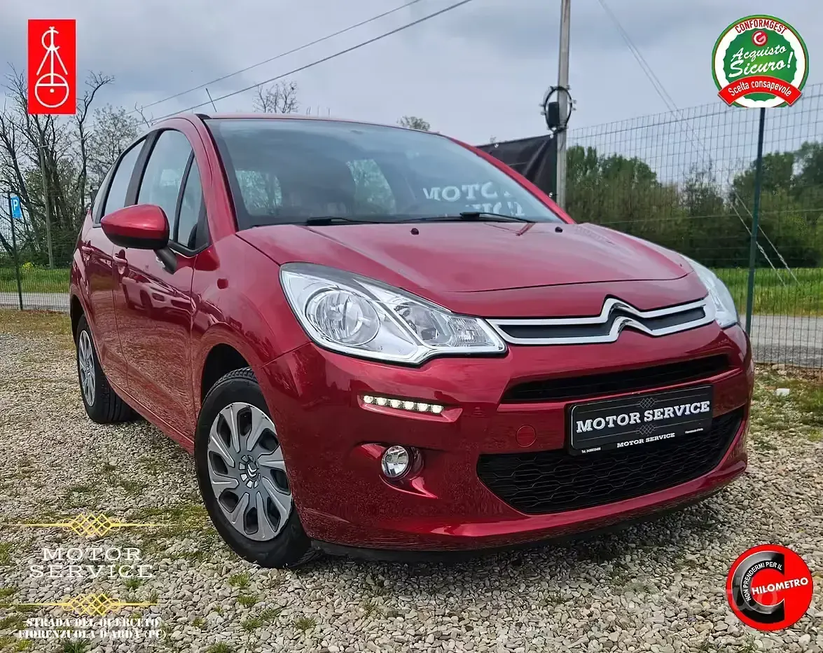 Brugt Citroën C3 82 HK (60 kW) 2016 Rød Sedan