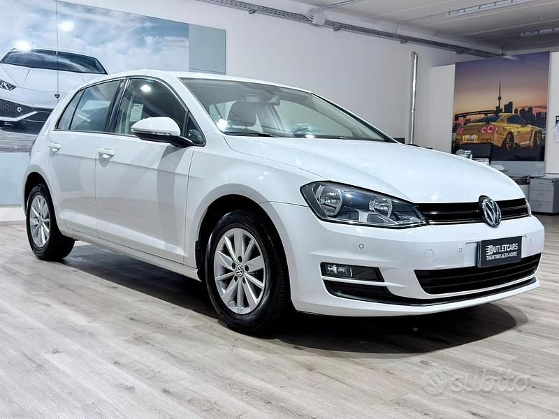 Usata VW Golf VII Comfortline 110 CV (80 kW) 2017 Bianco Berlina