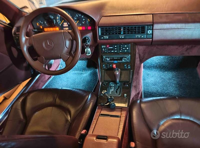 Usata Mercedes SL320 231 CV (169 kW) 1996 Blu Cabrio