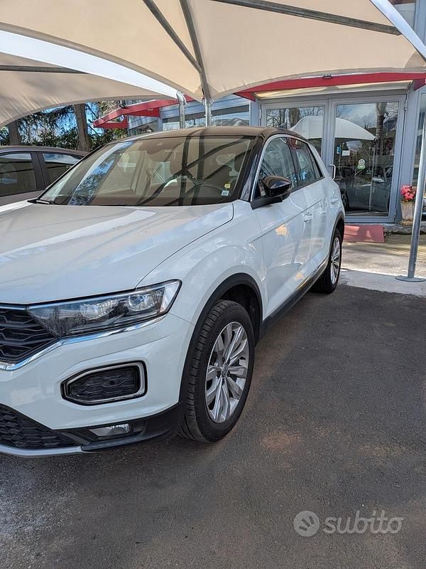 Usata VW T-Roc Style 115 CV (84 kW) 2019 Bianco SUV