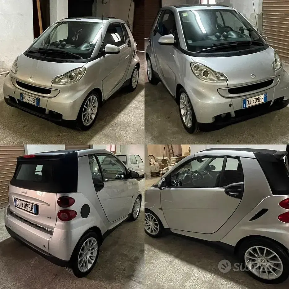 Usata Smart ForTwo Cabrio 45 CV (33 kW) 2007 Grigio Cabrio