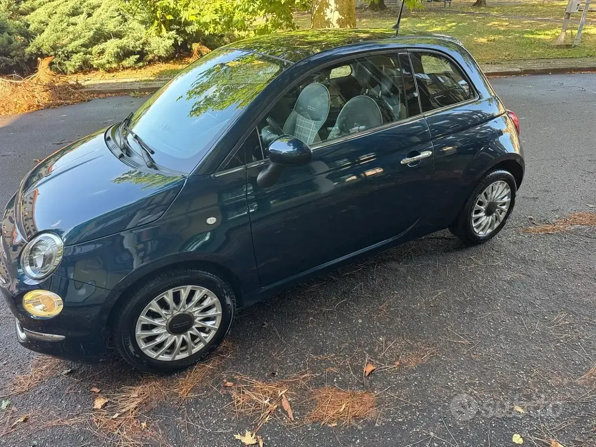 Usata Fiat 500 Lounge 69 CV (50 kW) 2016 Bluazzurro Berlina