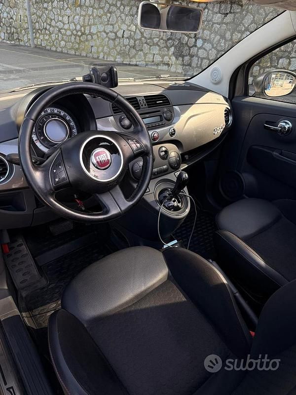 Usata Fiat 500C 2012 Grigio Cabrio