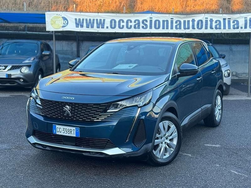 Blu/azzurro Usata 2021 Peugeot 3008 Allure SUV | 18.900 € (Buon prezzo) - Immagine 1/4