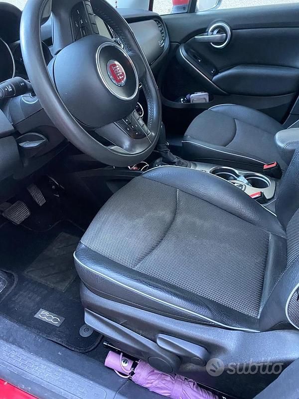 Usata Fiat 500X 140 CV (102 kW) 2016 Rosso SUV