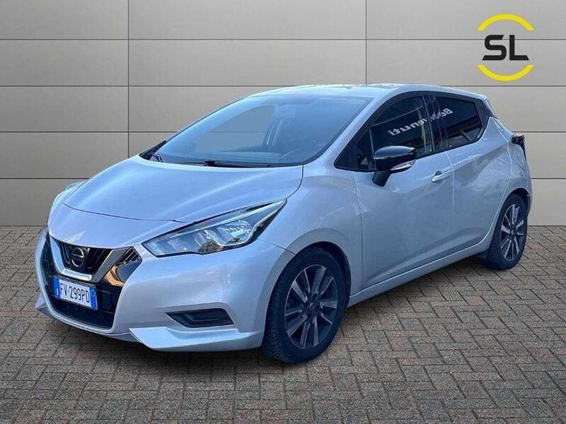 Argento Usata 2019 Nissan Micra Acenta Tre volumi | 11.500 € (Buon prezzo) - Immagine 1/4