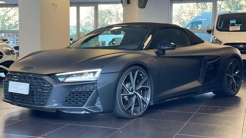 Usata Audi R8 Spyder Performance 570 CV (419 kW) 2020 Nero Cabrio