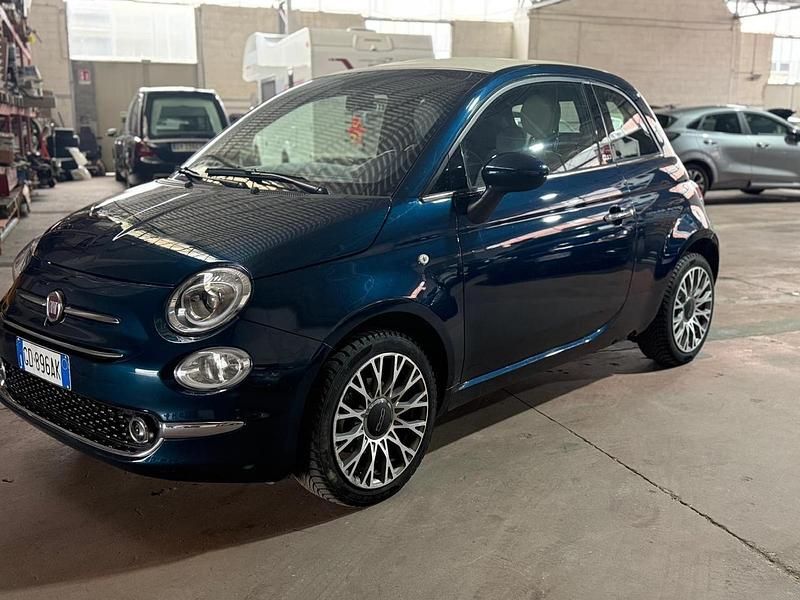 Usata Fiat 500C Dolcevita 69 CV (50 kW) 2020 Blu Cabrio