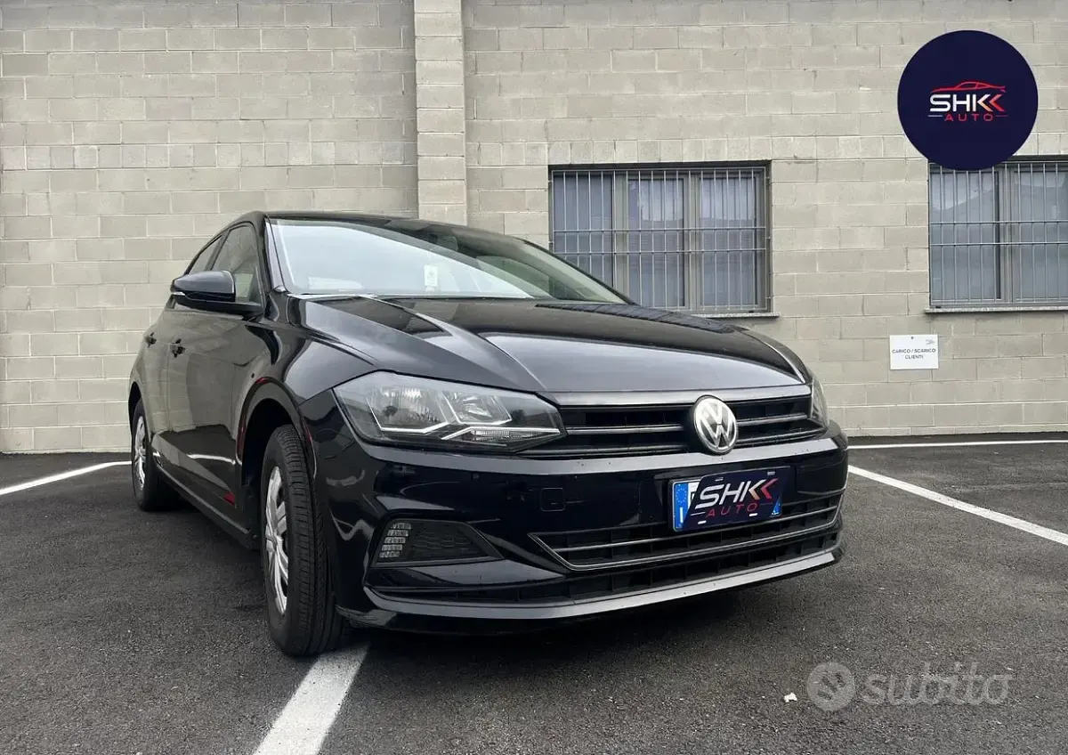 Usata VW Polo Trendline 65 CV (47 kW) 2019 Nero Utilitaria