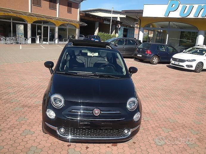Usata Fiat 500C Lounge 69 CV (50 kW) 2019 Nero Cabrio