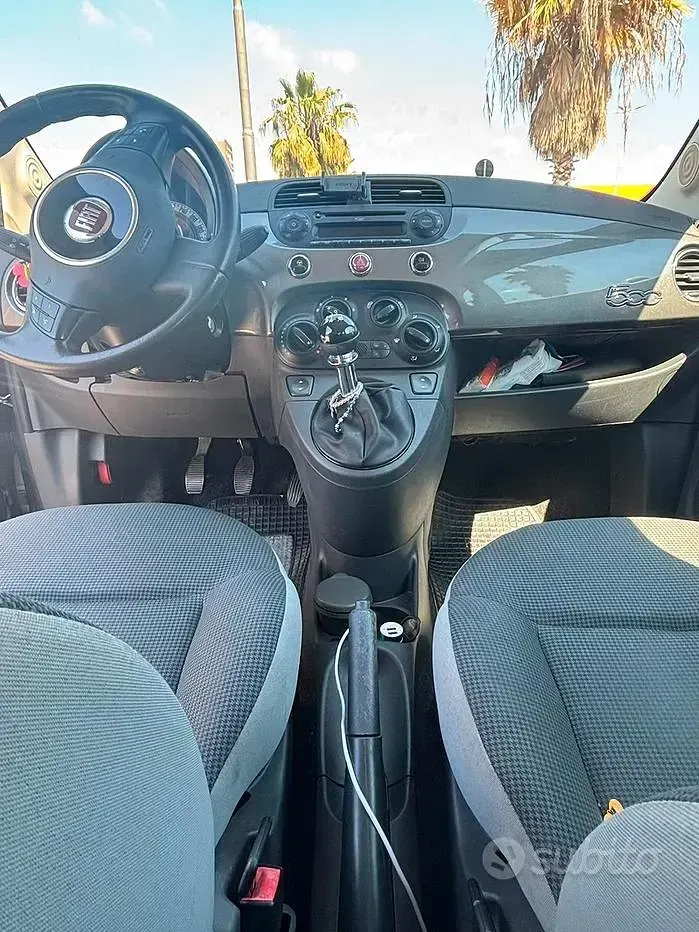 Usata Fiat 500 69 CV (50 kW) 2015 Grigio Berlina